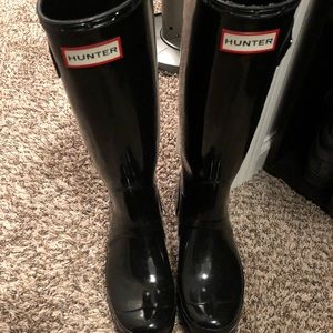 Hunter gloss boots